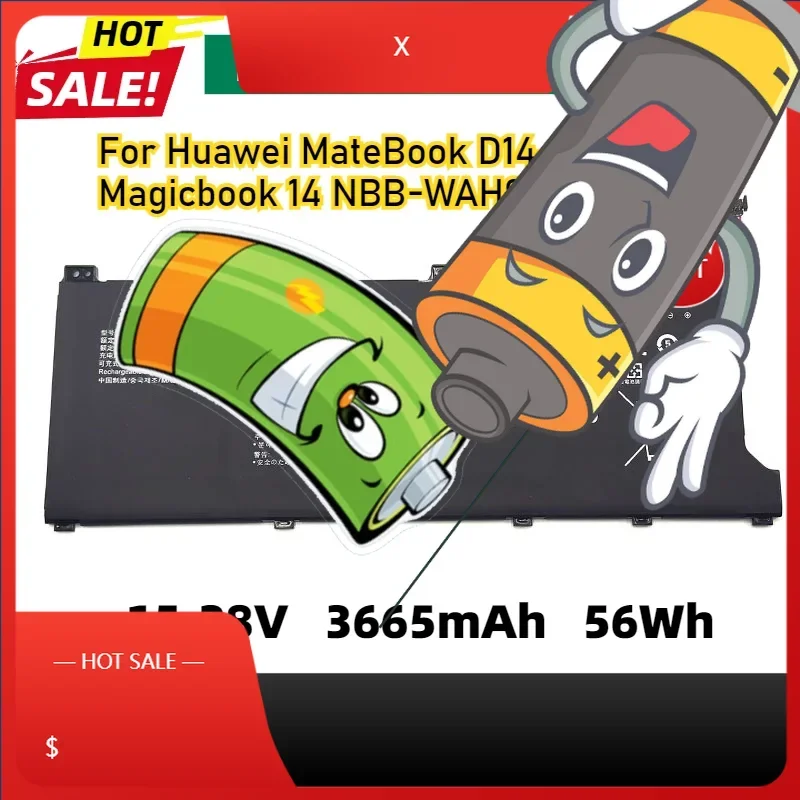 15.28V HB4692Z9ECW-41 Battery For Huawei MateBook D14-53010TVS Magicbook 14 NBB-WAH9P NBL-WAQ9H WFH9 WFQ9 Laptop Batteries
15.28V HB4692Z9ECW-41 Battery For Huawei MateBook D14-53010TVS Magicbook 14 NBB-WAH9P NBL-WAQ9H WFH9 WFQ9 Laptop Batteries