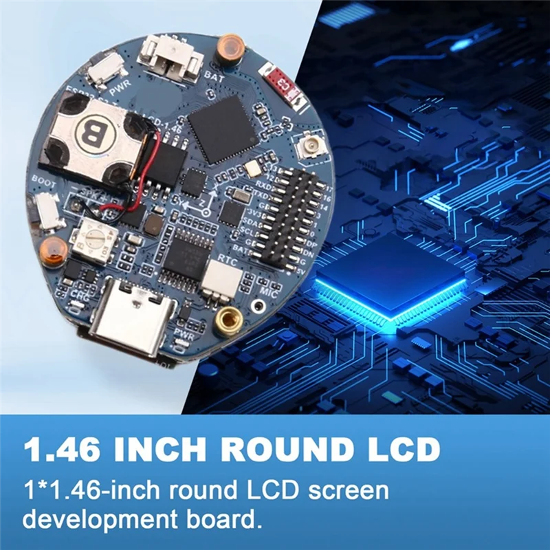 New-Xiaozhi Deepseek AI Voice Chat ESP32 S3 Development Board 1.46 Inch Round LCD QMI8658/SD/MP3 Audio/Battery Port LVGL
New-Xiaozhi Deepseek AI Voice Chat ESP32 S3 Development Board 1.46 Inch Round LCD QMI8658/SD/MP3 Audio/Battery Port LVGL