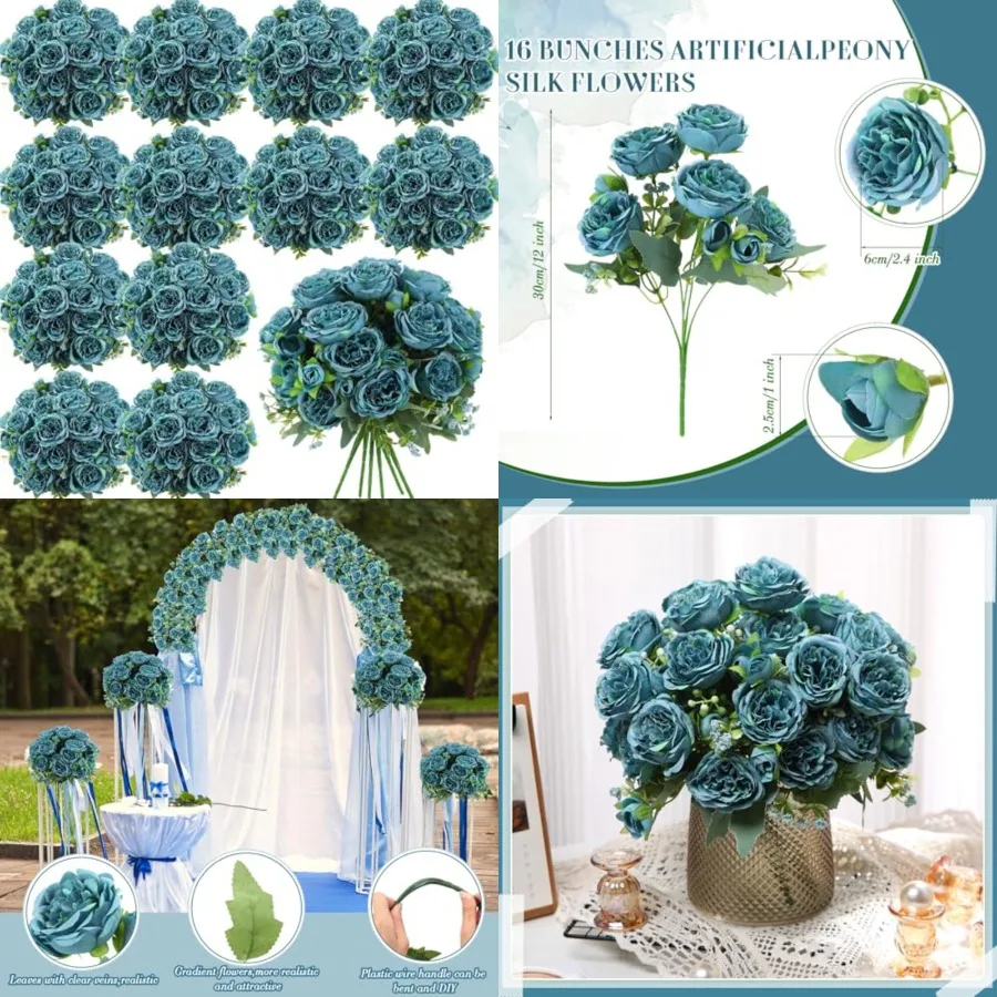 Bundles Artificial Peonies Flowers Fake Silk Peony Bouquet Faux Peonies Flowers Bulk for Decoration Vase Floral Arrangements We
Bundles Artificial Peonies Flowers Fake Silk Peony Bouquet Faux Peonies Flowers Bulk for Decoration Vase Floral Arrangements We