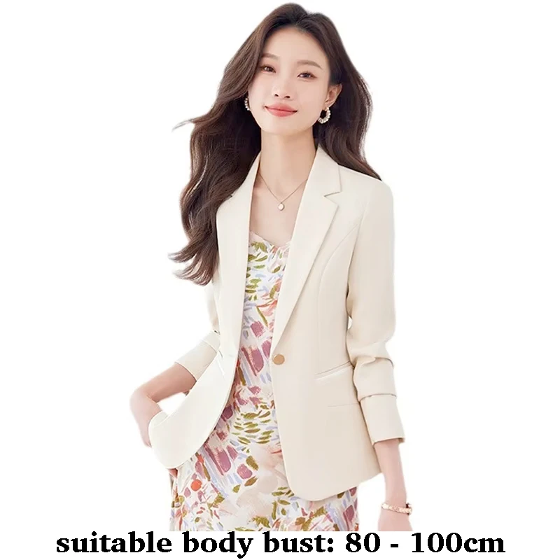High quality blazer for women single breasted notched collar autumn winter 2025 elegant fashion office clothes green pink beige
High quality blazer for women single breasted notched collar autumn winter 2025 elegant fashion office clothes green pink beige