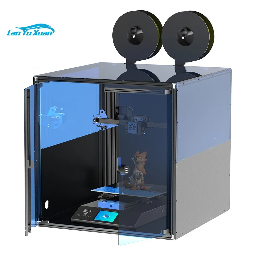 Twotrees Printing Machinery Parts 3d Printer acrylic enclosure box tent Insulation Constant Temperature Protective Cover 57x57cm
Twotrees Printing Machinery Parts 3d Printer acrylic enclosure box tent Insulation Constant Temperature Protective Cover 57x57cm