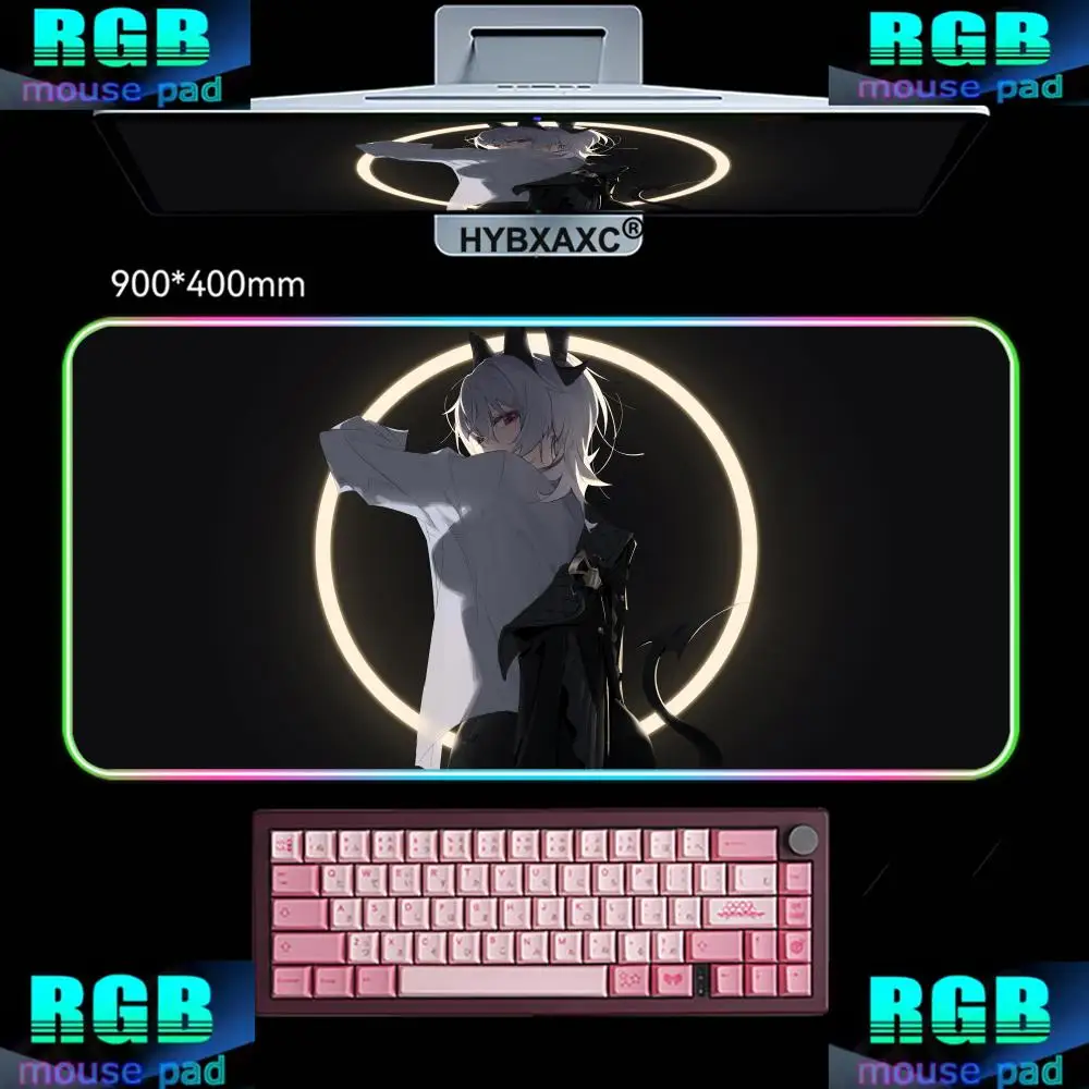 XXL HYBXAXC Mouse Pad RGB Gaming Mouse Pad Desk Mat HD Gamer Large LED Light XXL W-Wuthering W-Waves Zani RGB Mouse Pad
XXL HYBXAXC Mouse Pad RGB Gaming Mouse Pad Desk Mat HD Gamer Large LED Light XXL W-Wuthering W-Waves Zani RGB Mouse Pad