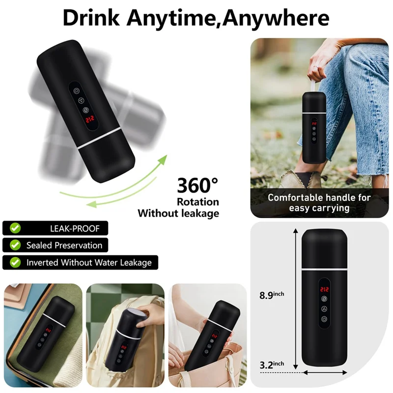 A74G-Portable Car Kettle Portable Water Cup With Heating Function Suitable For Heating Tea, Coffee And Milk
A74G-Portable Car Kettle Portable Water Cup With Heating Function Suitable For Heating Tea, Coffee And Milk