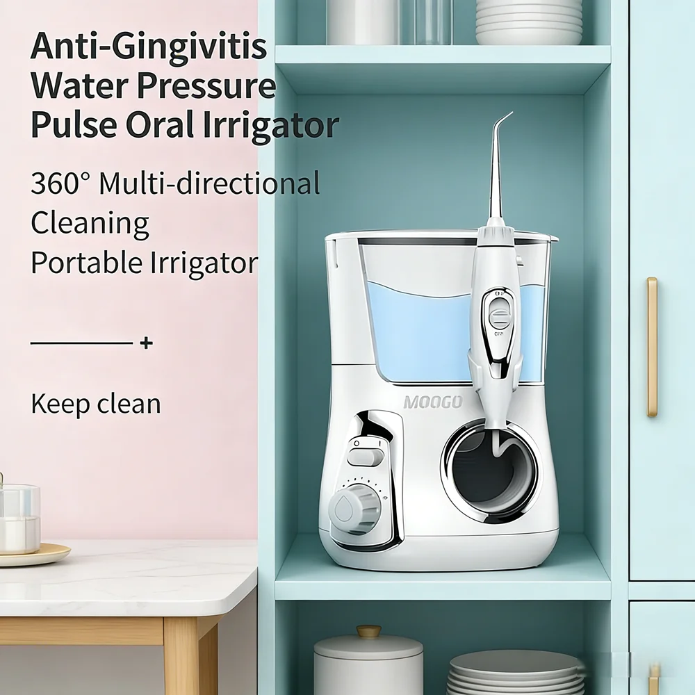 Настольный электрический ирригатор для зубов, 5 сменных насадок, водный флоссер, профессиональное устройство для домашнего ухода за полостью рта и чистки зубов
Настольный электрический ирригатор для зубов, 5 сменных насадок, водный флоссер, профессиональное устройство для домашнего ухода за полостью рта и чистки зубов