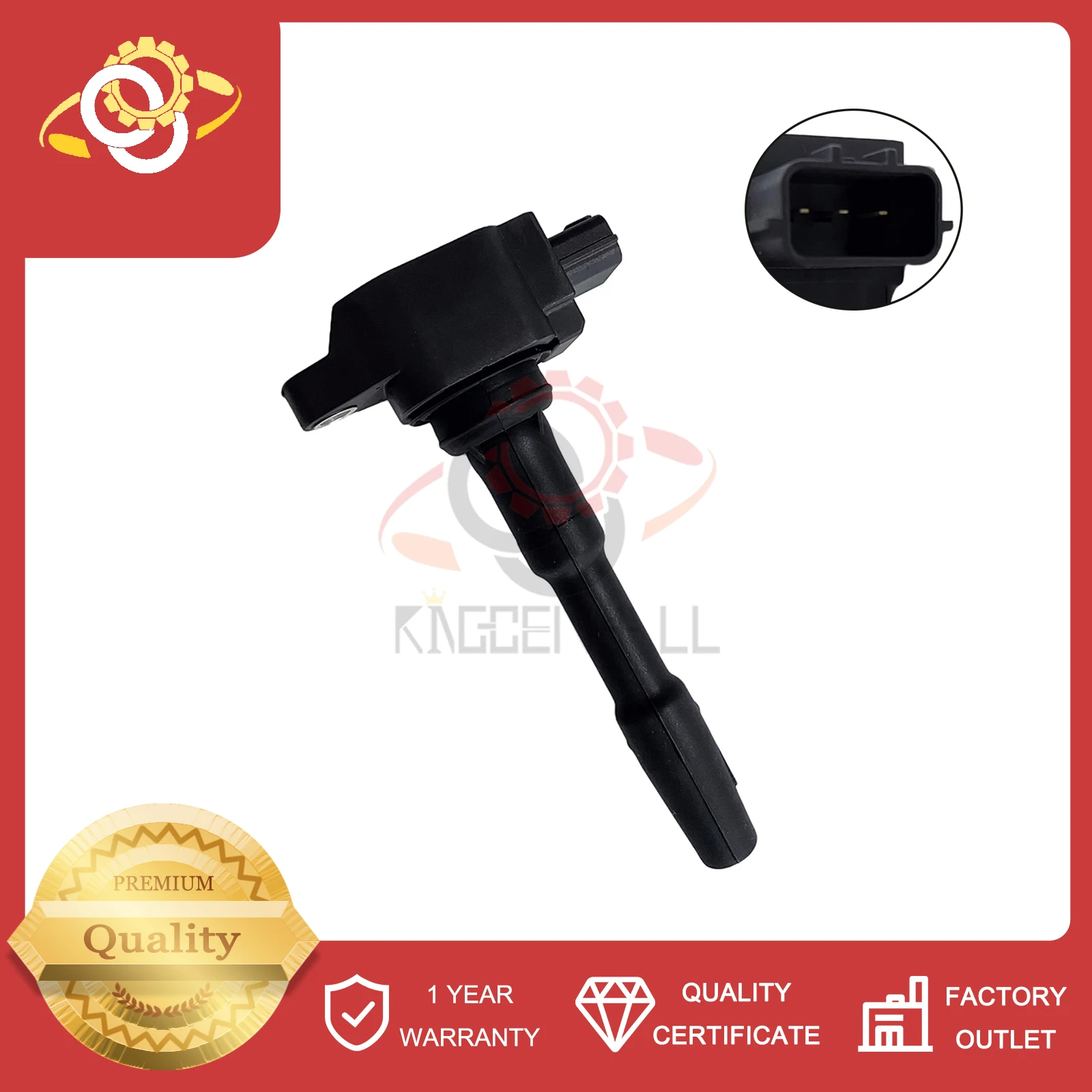 New Ignition Coil 0040102131 22433-2428R 22448 00Q0F 224332428R Compatible With Smart fortwo 2016-2017 NISSAN MICRA V PULSAR
New Ignition Coil 0040102131 22433-2428R 22448 00Q0F 224332428R Compatible With Smart fortwo 2016-2017 NISSAN MICRA V PULSAR