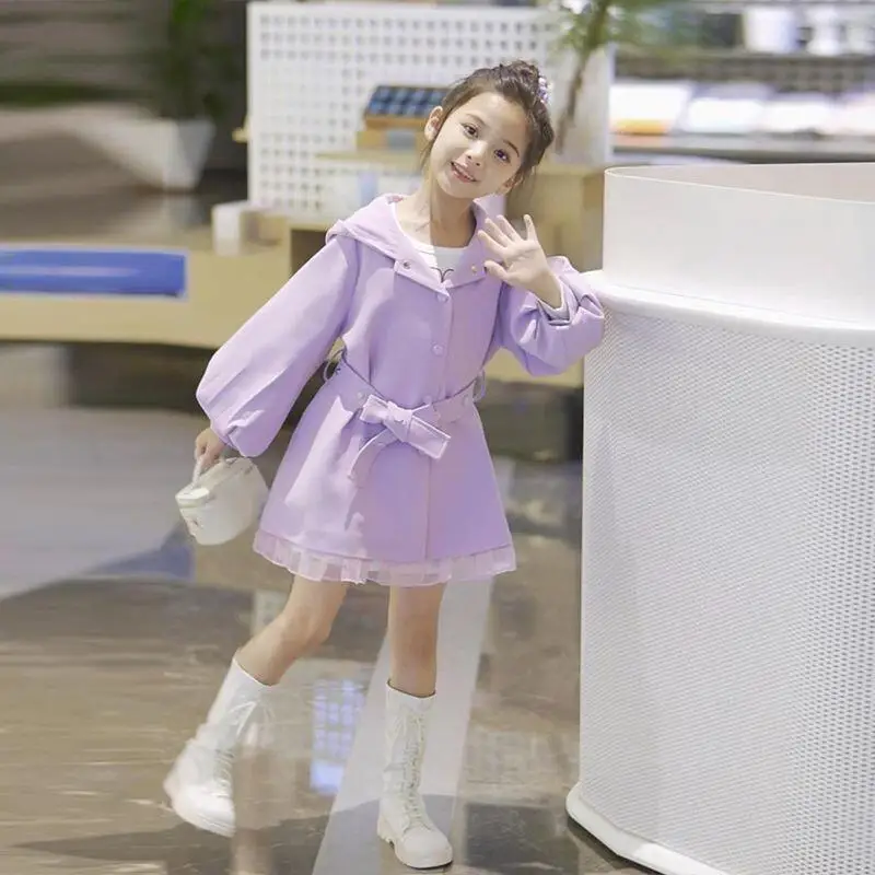 Пальто-тренч для девочек-подростков, хлопковое, весенне-осеннее, модное, в британском стиле, с капюшоном, свободного кроя, новинка 2025 года
Пальто-тренч для девочек-подростков, хлопковое, весенне-осеннее, модное, в британском стиле, с капюшоном, свободного кроя, новинка 2025 года