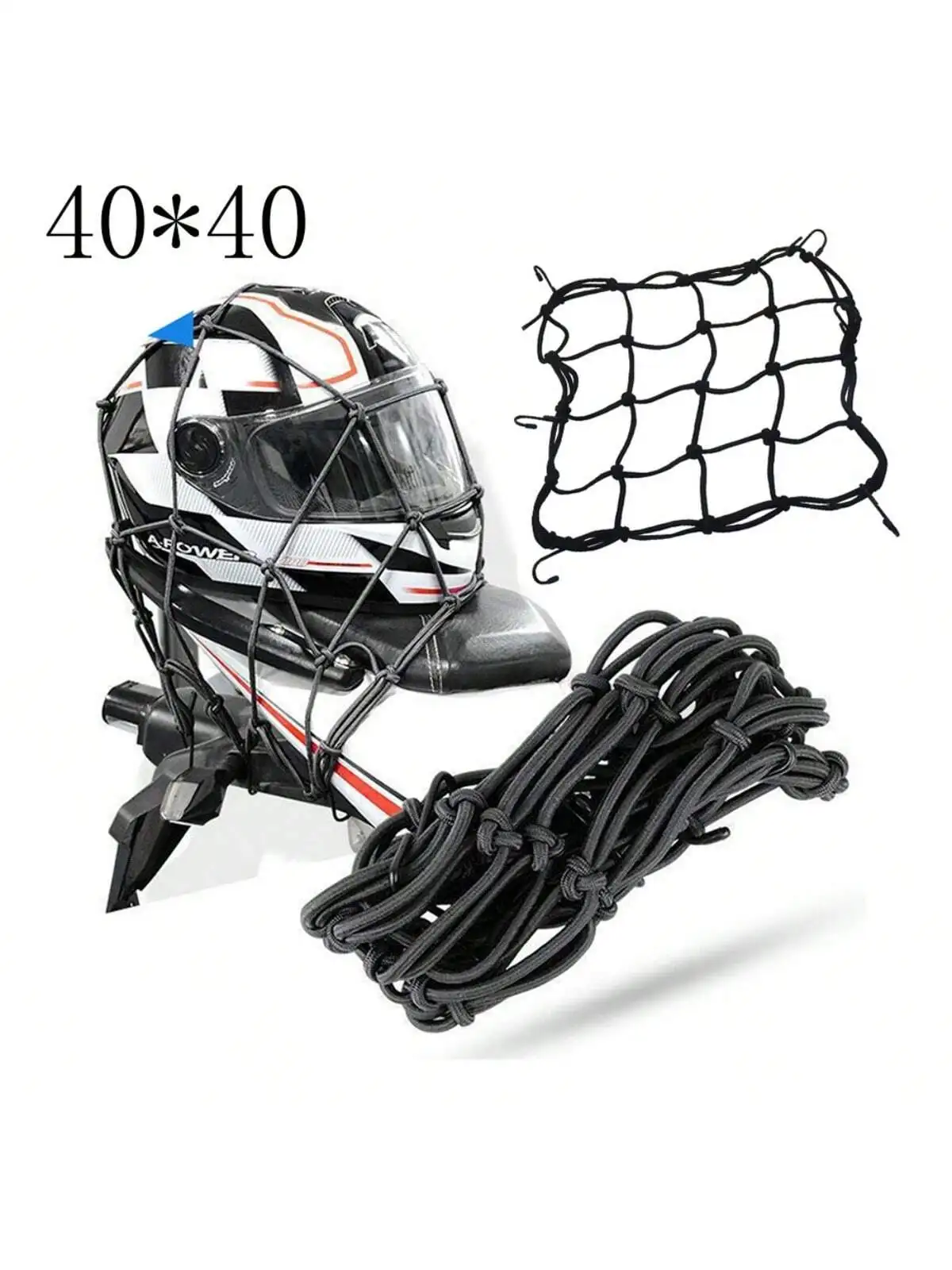 Motorcycle Elastic Luggage Net Helmet Holder Tank Mesh 3030cm 4040cm Heavy Duty Adjustable Hooks for Motorbike
Motorcycle Elastic Luggage Net Helmet Holder Tank Mesh 3030cm 4040cm Heavy Duty Adjustable Hooks for Motorbike