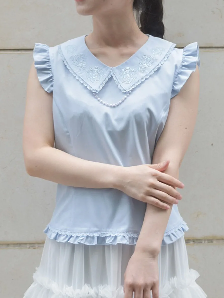 Женский топ с вышивкой Ele Rose, приталенный крой, однотонный, с воротником-стойкой и узлом, от Axes Femme CI84X2
Женский топ с вышивкой Ele Rose, приталенный крой, однотонный, с воротником-стойкой и узлом, от Axes Femme CI84X2