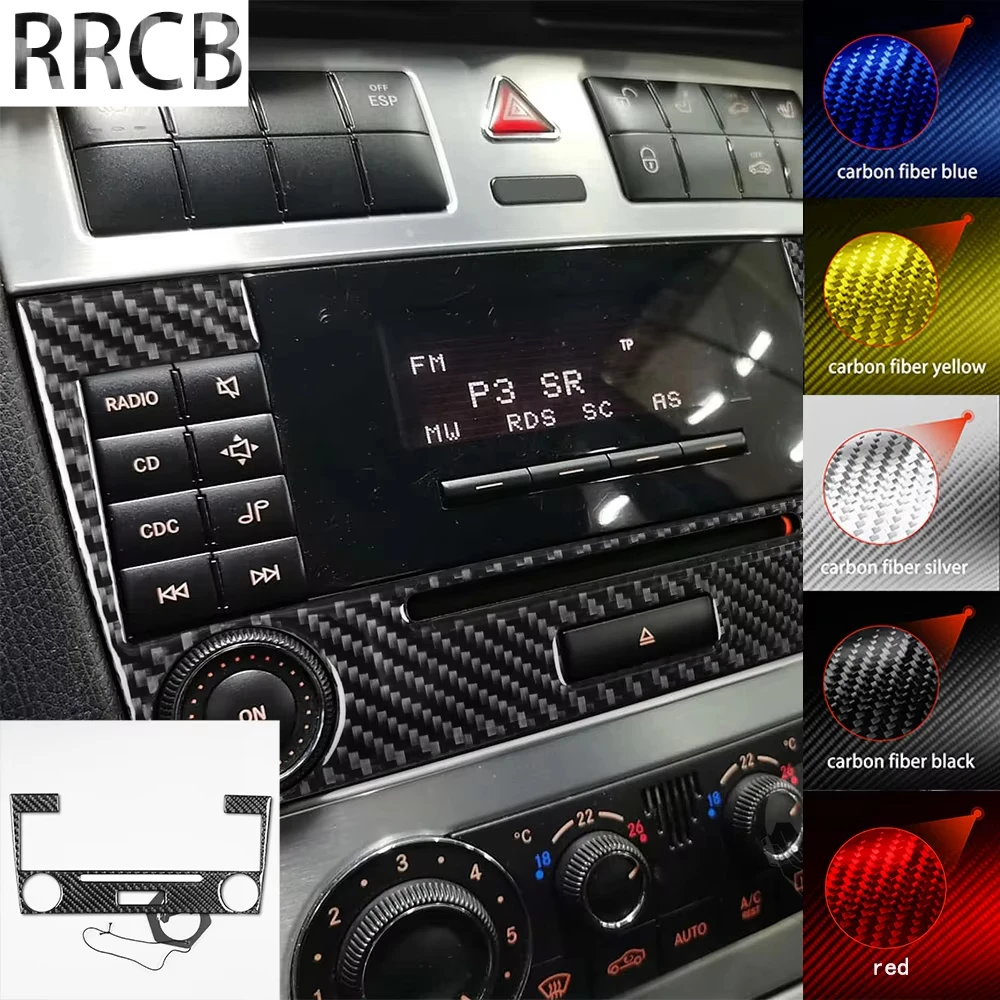 For Mercedes C Class W203 2005 2006 2007 Dashboard AC CD Radio Panel Cover Tuning Carbon Fiber Stickers Car Interior Accessories
For Mercedes C Class W203 2005 2006 2007 Dashboard AC CD Radio Panel Cover Tuning Carbon Fiber Stickers Car Interior Accessories