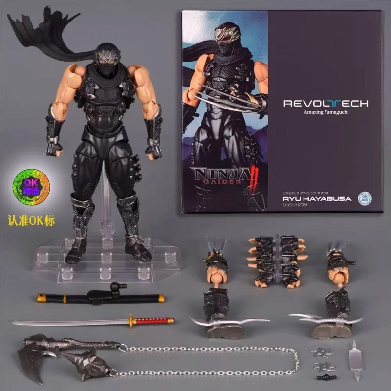 Ninja Gaiden Ryu Hayabusa Action Figure 1/12 Scale Movable Joints Collectible Model With Weapons Accessories For Game Fans
Ninja Gaiden Ryu Hayabusa Action Figure 1/12 Scale Movable Joints Collectible Model With Weapons Accessories For Game Fans