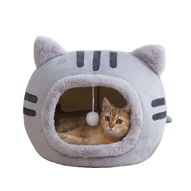 Winter Dog Kennel Warm Cat House Cat head shape Washable Dogs Bed Nest Deep Sleep Tent for Medium Large Dogs House dog Supplies
Winter Dog Kennel Warm Cat House Cat head shape Washable Dogs Bed Nest Deep Sleep Tent for Medium Large Dogs House dog Supplies