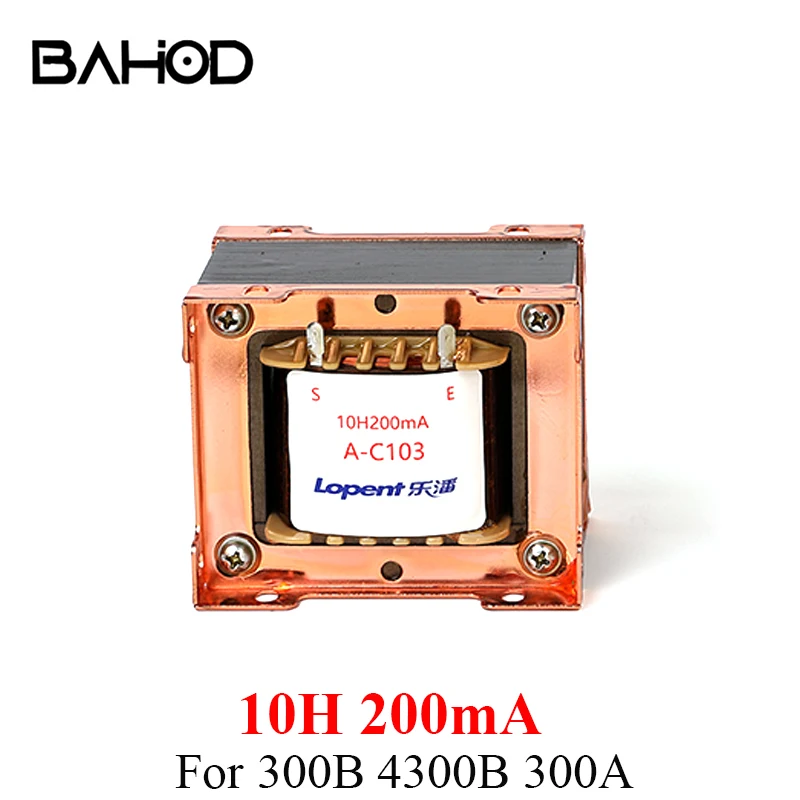 Трансформатор дроссельной индуктивности BAHOD 10H 200mA для лампового усилителя 4300B 300A 300B
Трансформатор дроссельной индуктивности BAHOD 10H 200mA для лампового усилителя 4300B 300A 300B