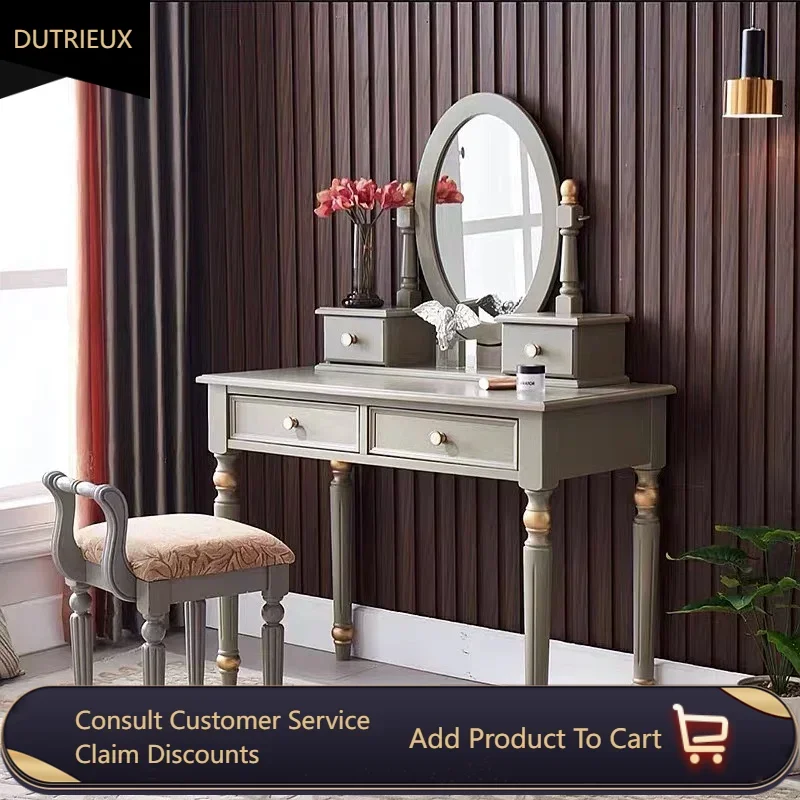 Nordic Makeup Dressing Table Storage Drawers Princess Mirror Dressers Organizer Wooden Penteadeira Bedroom Set Furniture
Nordic Makeup Dressing Table Storage Drawers Princess Mirror Dressers Organizer Wooden Penteadeira Bedroom Set Furniture