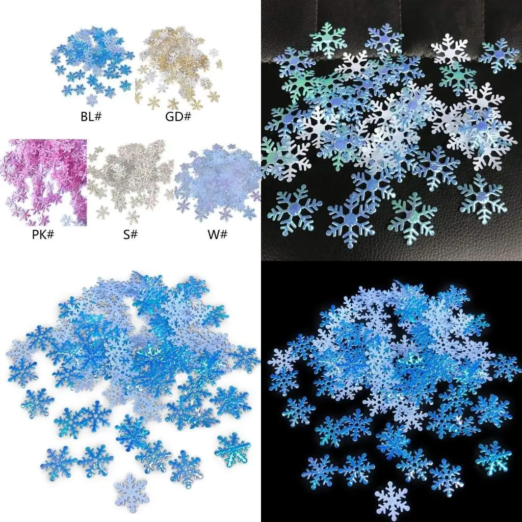 E8BD 300pcs/bag Christmas Snowflakes Confetti Artificial Snow Xmas Tree Ornaments Decorations
E8BD 300pcs/bag Christmas Snowflakes Confetti Artificial Snow Xmas Tree Ornaments Decorations
