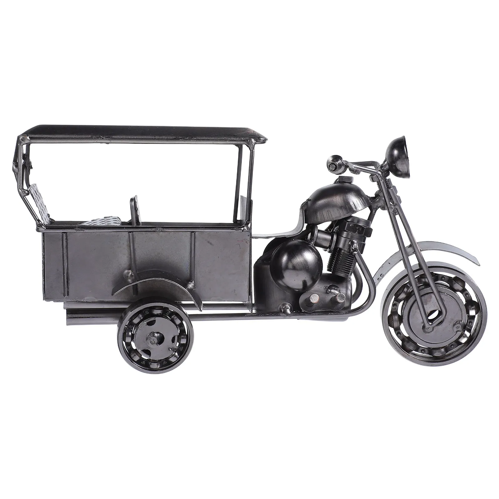 Vintage Metal Tricycle Desktop Ornament for Home Office Decor Lifelike Retro Sculpture Miniature Adornment Desk Accessory Metal
Vintage Metal Tricycle Desktop Ornament for Home Office Decor Lifelike Retro Sculpture Miniature Adornment Desk Accessory Metal