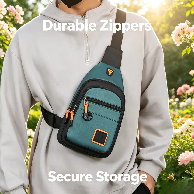 Lake Green Men Waterproof Shoulder Chest Bag, Stylish Crossbody Pack for Outdoor Hiking, Cycling, Travel and Daily Sports
Lake Green Men Waterproof Shoulder Chest Bag, Stylish Crossbody Pack for Outdoor Hiking, Cycling, Travel and Daily Sports