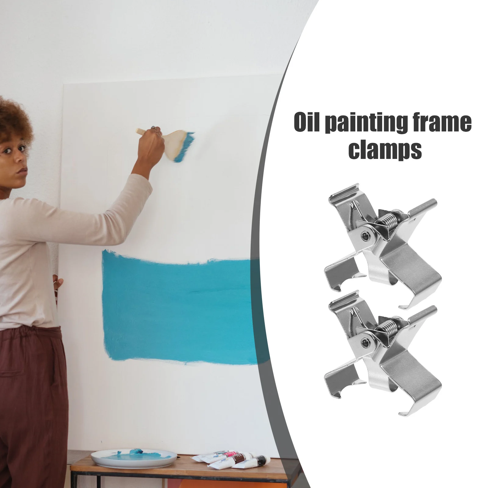 2 Pcs Stainless Steel Separating Clip Painting Clips Oil Supplies Canvas Metal Wet Holder for
2 Pcs Stainless Steel Separating Clip Painting Clips Oil Supplies Canvas Metal Wet Holder for