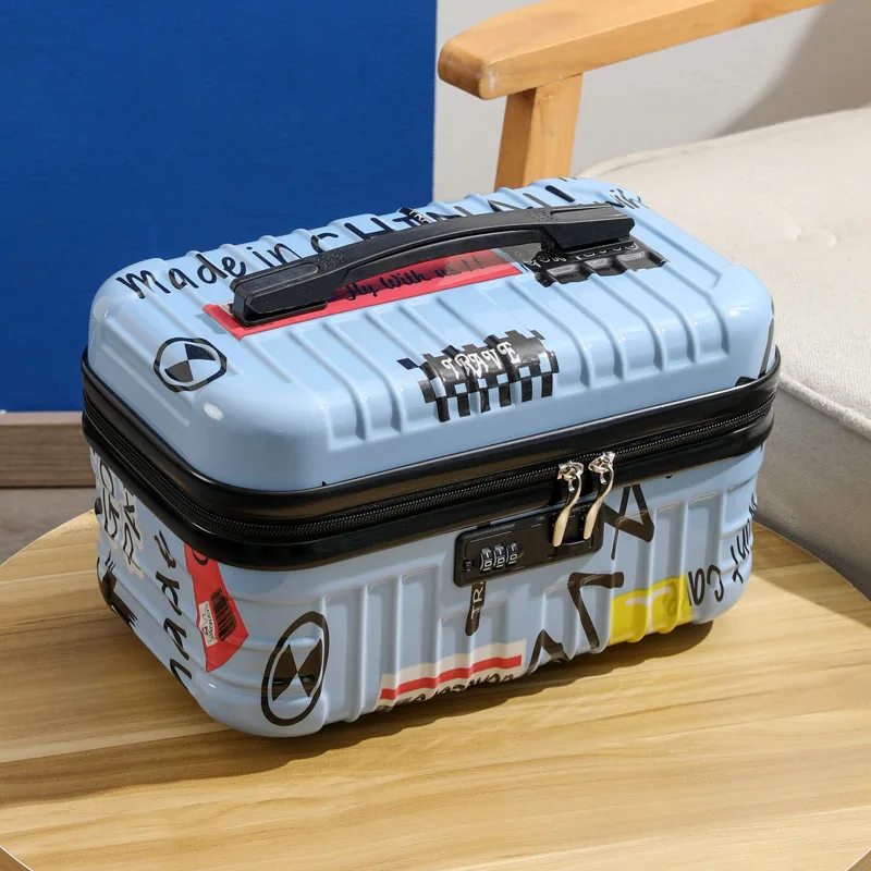 6-Inch Retro Large Capaci Handheld eup Bag Suitcase Carry-On Lage 8-Inch Boarding Hardell Travel Suitcase
6-Inch Retro Large Capaci Handheld eup Bag Suitcase Carry-On Lage 8-Inch Boarding Hardell Travel Suitcase