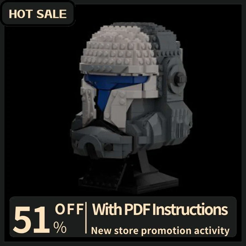 New 847PCS Famous Star Battle Movie Moc Commando Helmet Model Building Custom Puzzles Diy Creative Ideas Toys Birthday Gifts
New 847PCS Famous Star Battle Movie Moc Commando Helmet Model Building Custom Puzzles Diy Creative Ideas Toys Birthday Gifts