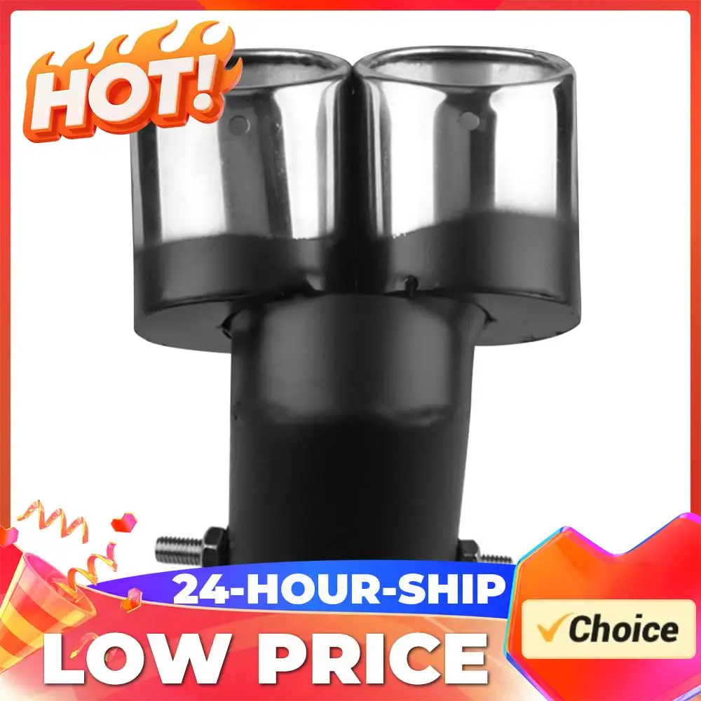 Tail Throat Tailpipe Dual Outlet Car Exhaust Muffler Tip Stainless Steel Exhaust Tailpipe Tip Car Round Accessories
Tail Throat Tailpipe Dual Outlet Car Exhaust Muffler Tip Stainless Steel Exhaust Tailpipe Tip Car Round Accessories