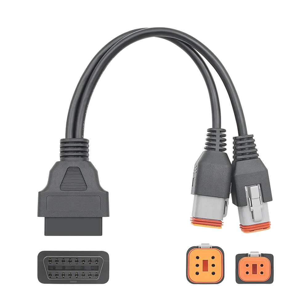 2 IN 1 Motorcycle OBD2 Adapter Cable For Harley Davidson 4Pin 6Pin to 16Pin Motorbike Diagnostic Connector Extension Cable
2 IN 1 Motorcycle OBD2 Adapter Cable For Harley Davidson 4Pin 6Pin to 16Pin Motorbike Diagnostic Connector Extension Cable