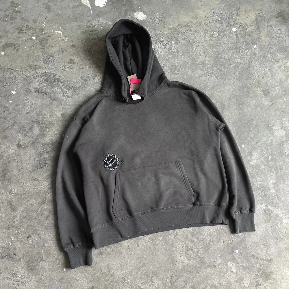 Yao Fashion Casual SAINT OF MICHAEL Joint Design Fleece Oversize Streetwear Hooded Tops Patch Vintage Pullover Hoodies For Men
Yao Fashion Casual SAINT OF MICHAEL Joint Design Fleece Oversize Streetwear Hooded Tops Patch Vintage Pullover Hoodies For Men