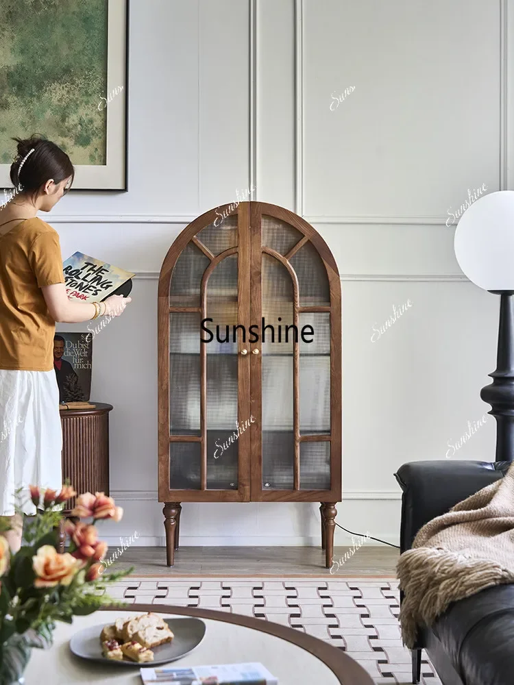 YFrench retro solid wood dining side living room display furniture glass side cabinet
YFrench retro solid wood dining side living room display furniture glass side cabinet