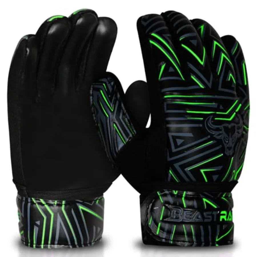 Youth Goalkeeper Gloves for,Boys, Girls, Soccer Goalie Gloves Anti-Slip 4MM Latex Palm, Extra Grip, Double Wrist Strap, Breatha
Youth Goalkeeper Gloves for,Boys, Girls, Soccer Goalie Gloves Anti-Slip 4MM Latex Palm, Extra Grip, Double Wrist Strap, Breatha