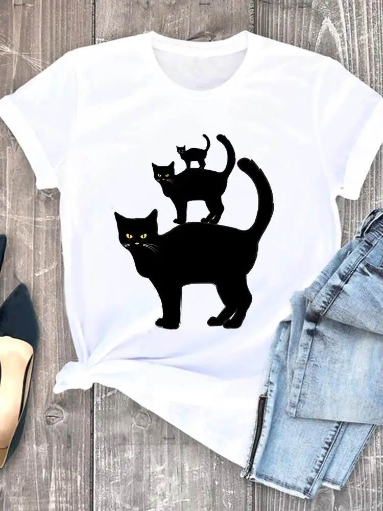 Cat Funny Style Trend Cute Fall Autumn Style Halloween Thanksgiving Tee Ladies Clothing Clothes T Women Graphic Print T-shirts
Cat Funny Style Trend Cute Fall Autumn Style Halloween Thanksgiving Tee Ladies Clothing Clothes T Women Graphic Print T-shirts
