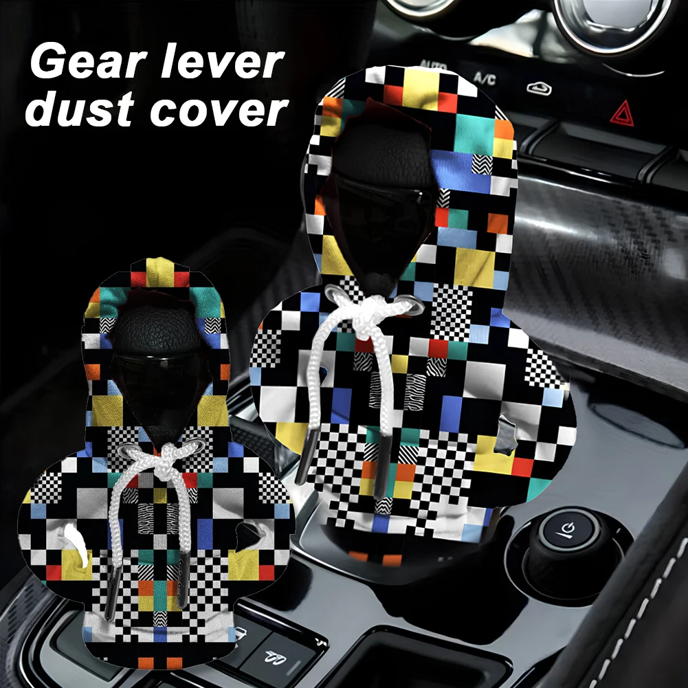 Mosaic Pattern Car Gear Decoration Hoodie Digital Printing Gear Lever Mini Hood Protective Cover Gear Shift Dust Cover
Mosaic Pattern Car Gear Decoration Hoodie Digital Printing Gear Lever Mini Hood Protective Cover Gear Shift Dust Cover