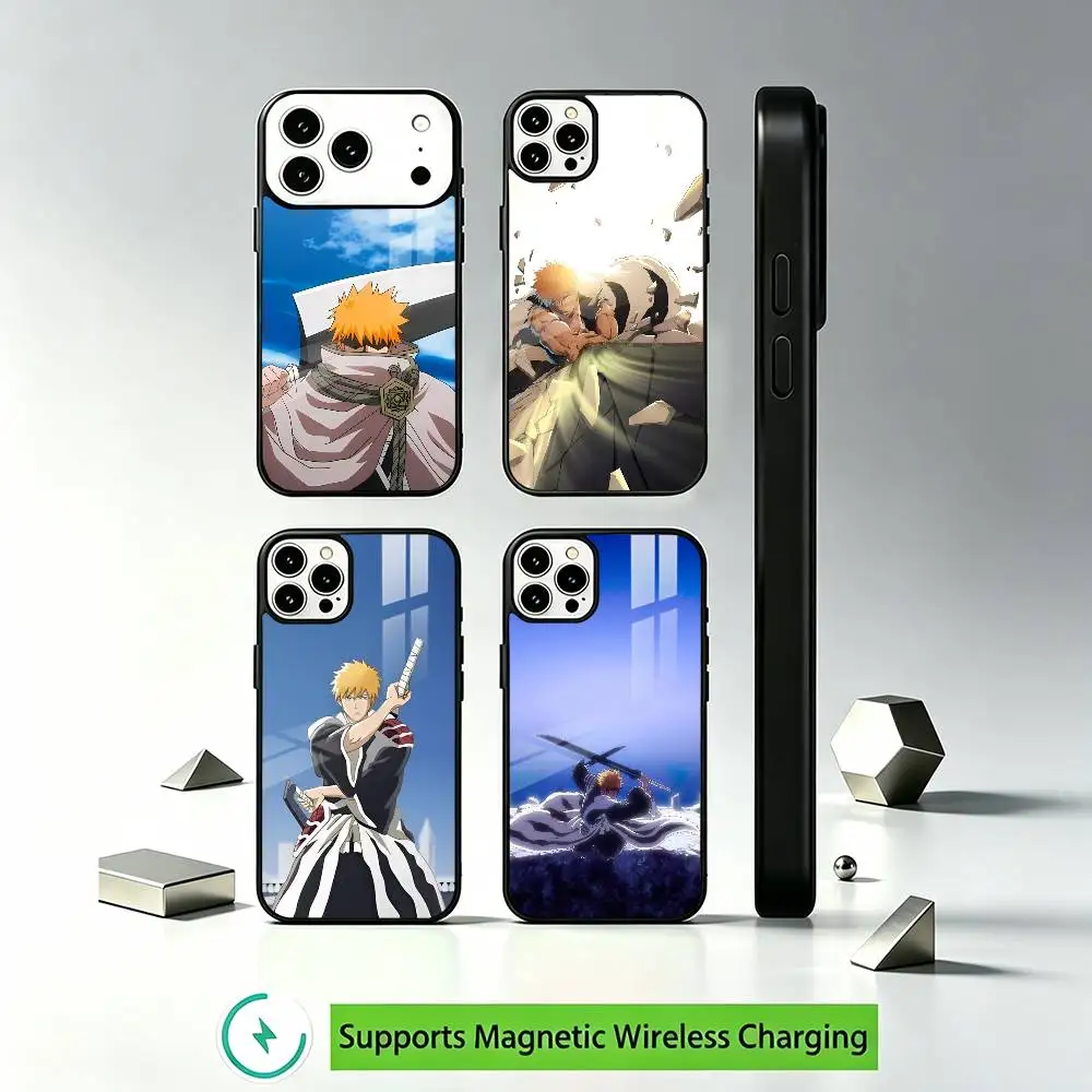 Bleach Ichigo K-Kurosaki Anime Phone Case For iPhone17,16,15,14,13,12 Plus,Pro Compatible with magnetic wireless charging
Bleach Ichigo K-Kurosaki Anime Phone Case For iPhone17,16,15,14,13,12 Plus,Pro Compatible with magnetic wireless charging