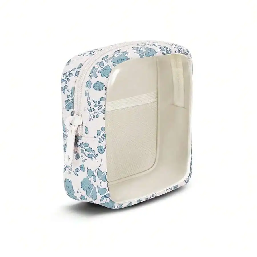 Clear Floral Makeup Bag With Zipper Mini Cosmetic Pouch For Women Travel Toiletry Organizer
Clear Floral Makeup Bag With Zipper Mini Cosmetic Pouch For Women Travel Toiletry Organizer