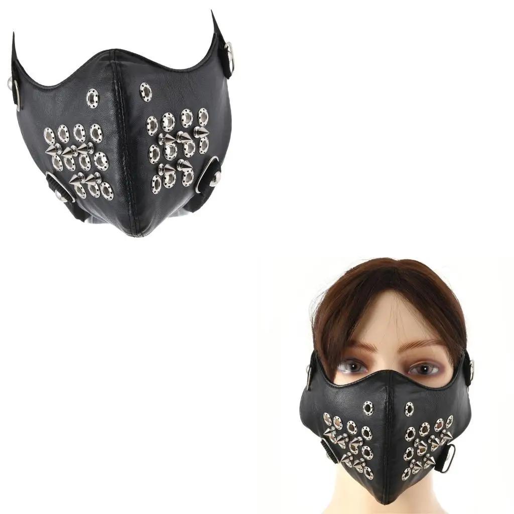 652F Adjustable Gothic Pointed Face Mask Breathable PU Fabric Metal Frame Perfect For Halloween Festivities Cosplay 
652F Adjustable Gothic Pointed Face Mask Breathable PU Fabric Metal Frame Perfect For Halloween Festivities Cosplay
