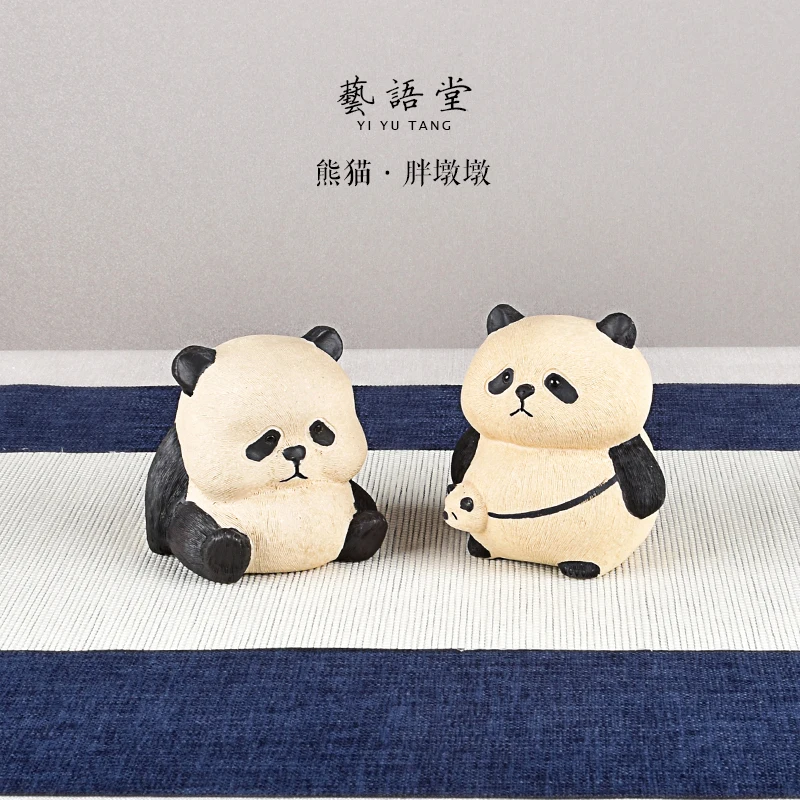 Yi Фиолетовая глина Чайный бутик для домашних животных Panda Play Zen Орнамент Оригинальный минеральный чистый креативный поднос ручной работы Аксессуары
Yi Фиолетовая глина Чайный бутик для домашних животных Panda Play Zen Орнамент Оригинальный минеральный чистый креативный поднос ручной работы Аксессуары