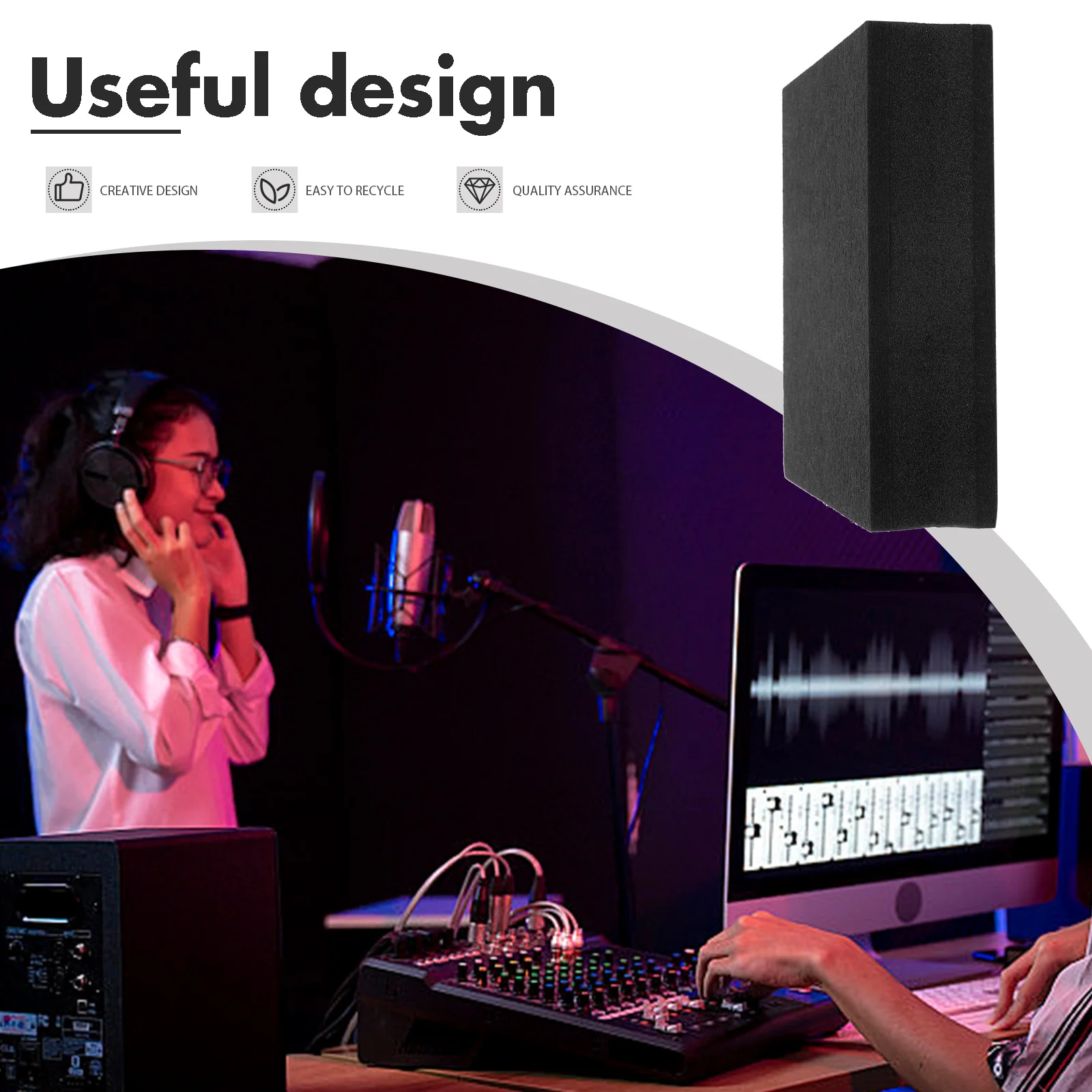 Studio Monitor Sound Isolation Pad Foam Acoustic Subwoofer Stand Noise Reduction Soundproof Panels Vibration Dampening Pads
Studio Monitor Sound Isolation Pad Foam Acoustic Subwoofer Stand Noise Reduction Soundproof Panels Vibration Dampening Pads