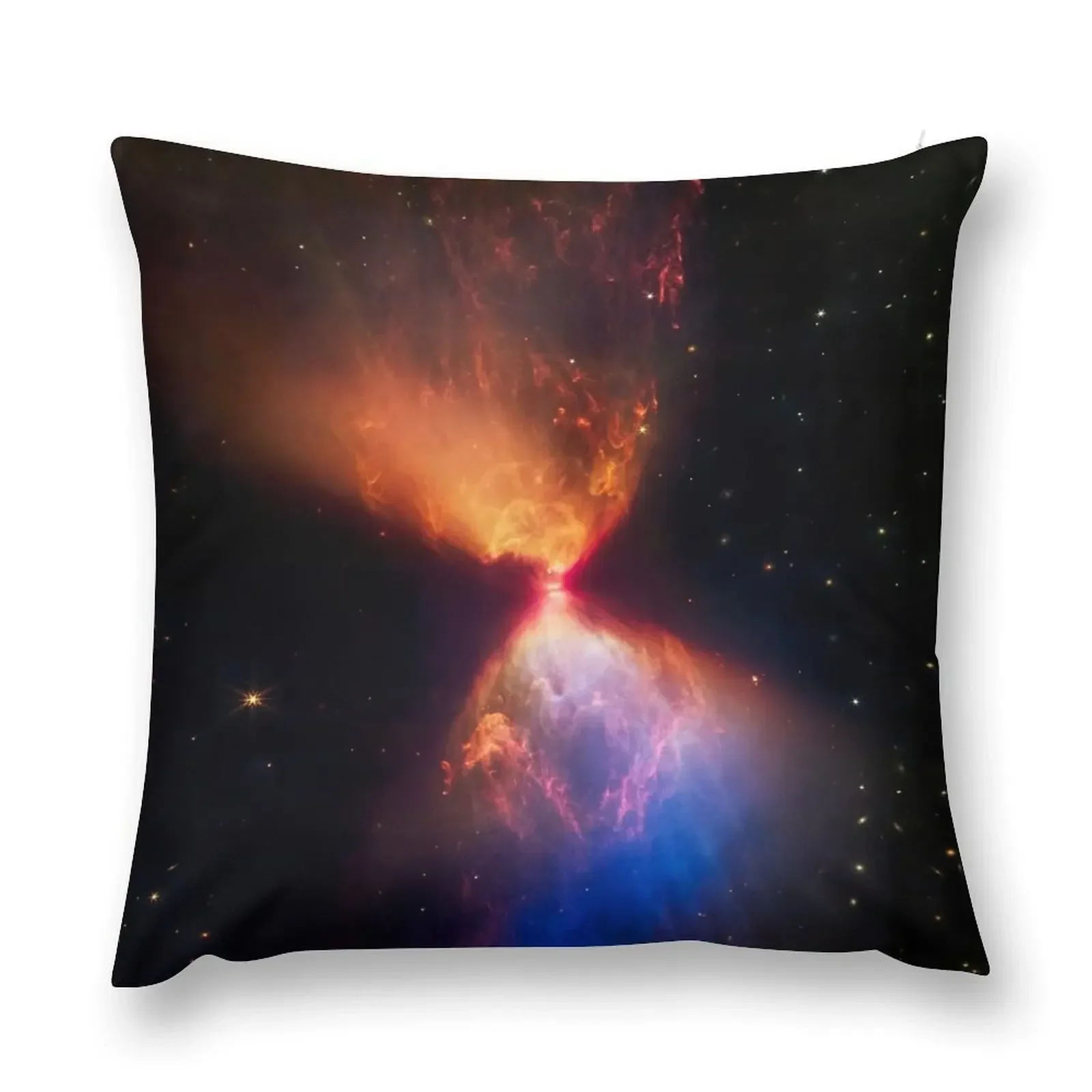 JWST Young Stellar Object (Fiery Hourglass), L1527 (James Webb/JWST) — space poster Throw Pillow Pillowcases Bed Cushions pillow
JWST Young Stellar Object (Fiery Hourglass), L1527 (James Webb/JWST) — space poster Throw Pillow Pillowcases Bed Cushions pillow