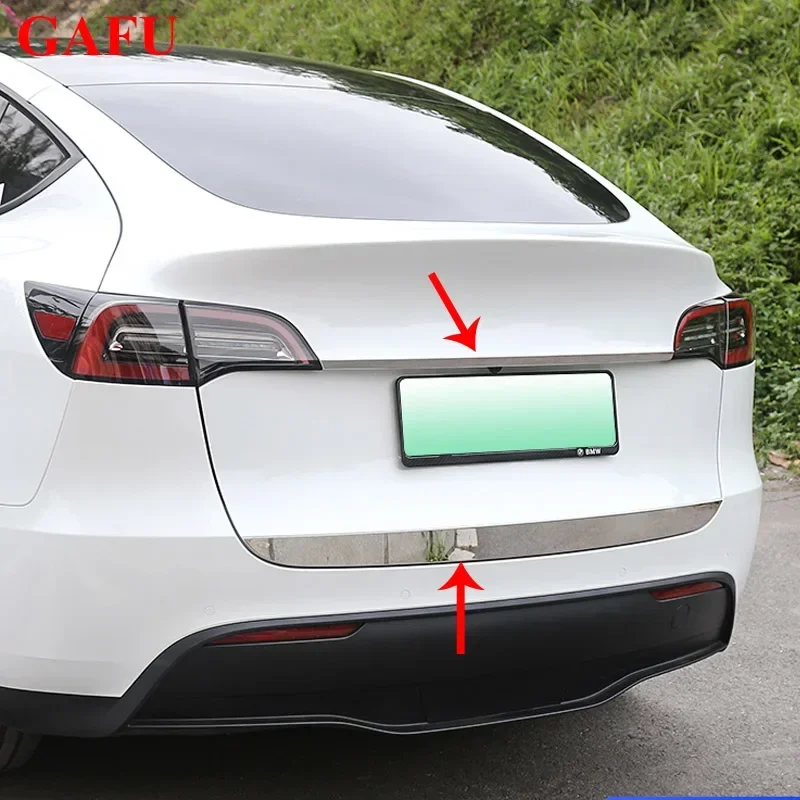 Car Sticker for Tesla Model Y 2022 2021 Accessories Stainless Steel Back Door Tailgate Trim 1Pcs Truck Door Decoration Strip
Car Sticker for Tesla Model Y 2022 2021 Accessories Stainless Steel Back Door Tailgate Trim 1Pcs Truck Door Decoration Strip