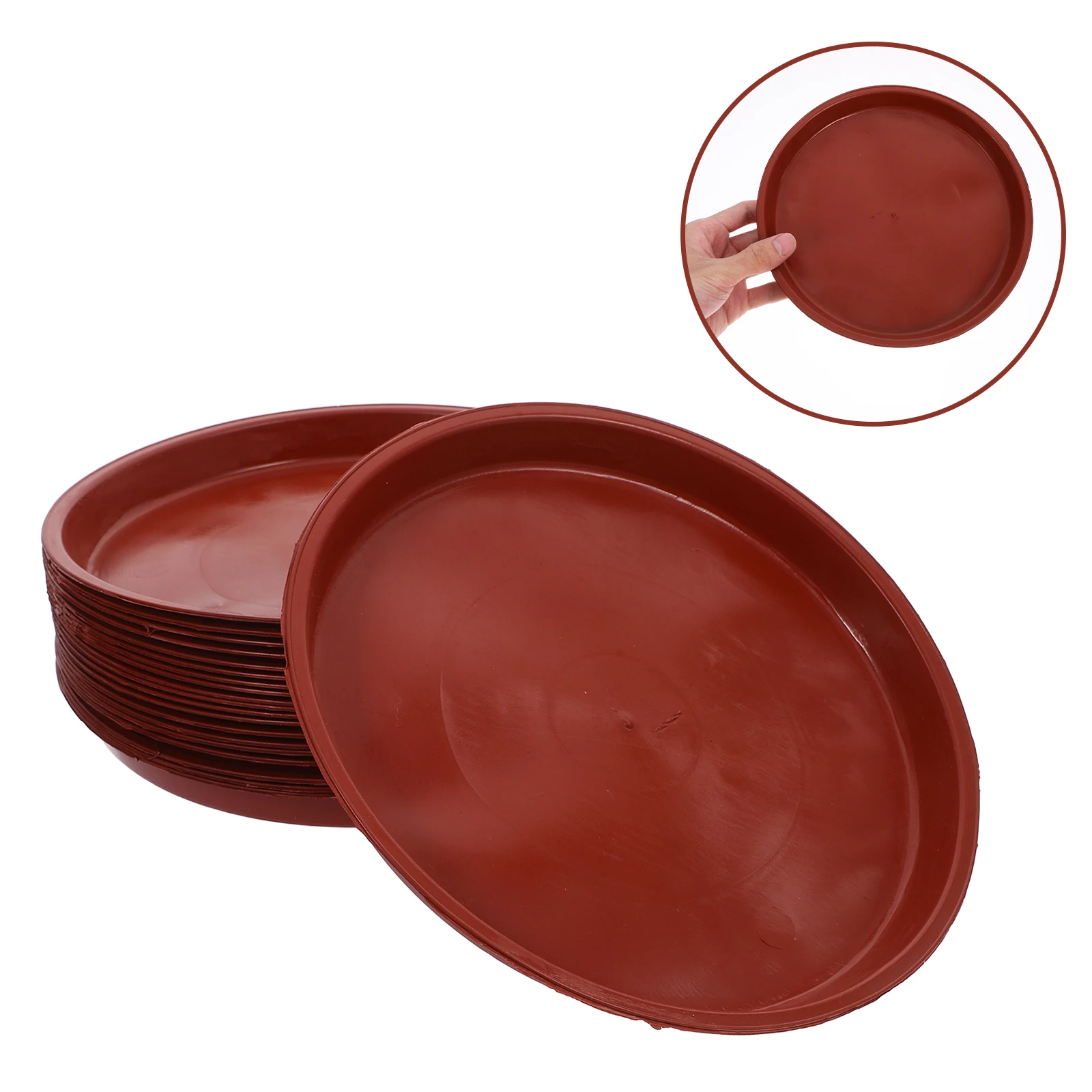 20pcs Plastic Flower Pot Trays Durable Plant Saucers Indoor Use Protect Surfaces Round Coasters For Plants Pots Drainage
20pcs Plastic Flower Pot Trays Durable Plant Saucers Indoor Use Protect Surfaces Round Coasters For Plants Pots Drainage