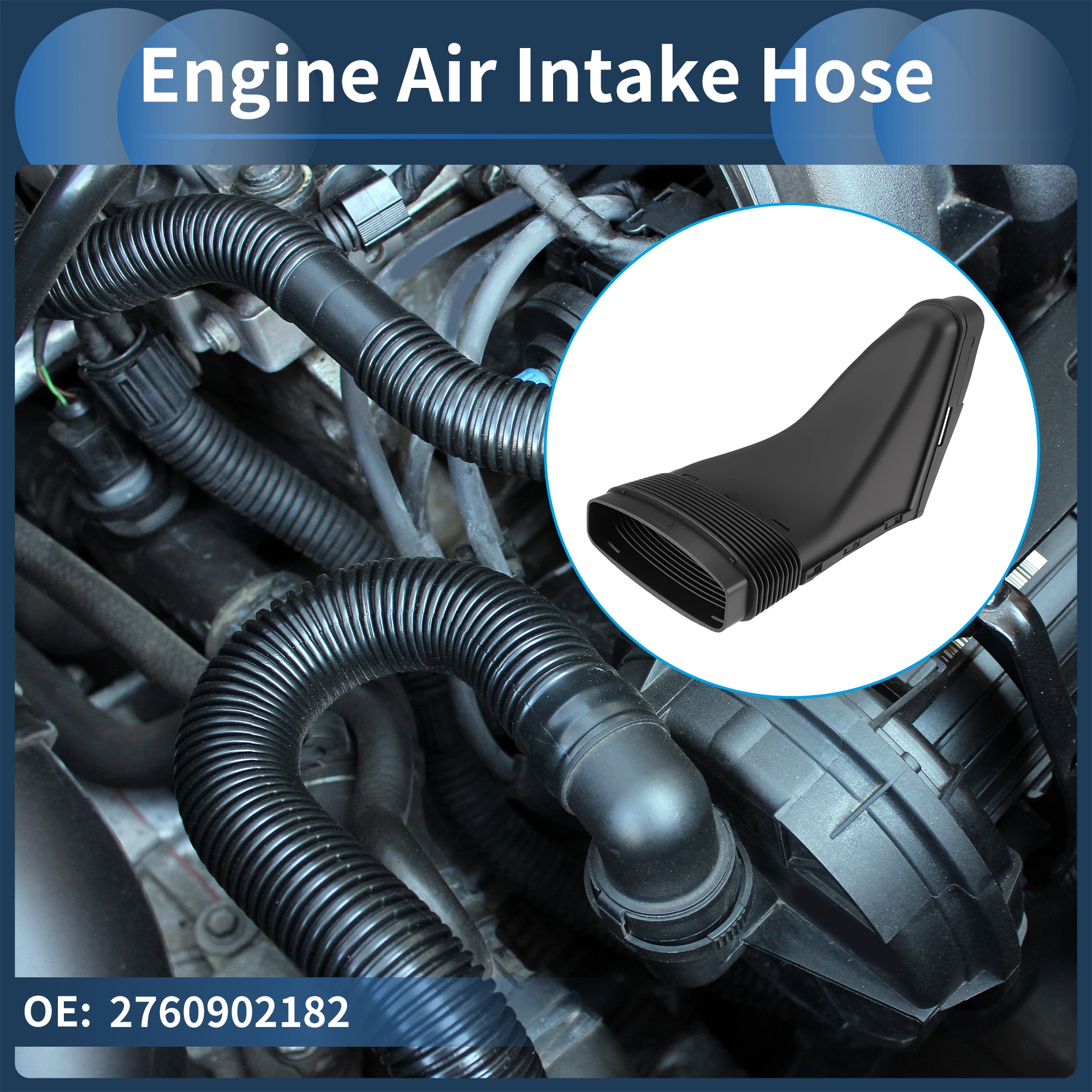 UXCELL Engine Air Intake Hose for Mercedes-Benz E350 2012-2016 No.2760902182 Rubber
UXCELL Engine Air Intake Hose for Mercedes-Benz E350 2012-2016 No.2760902182 Rubber