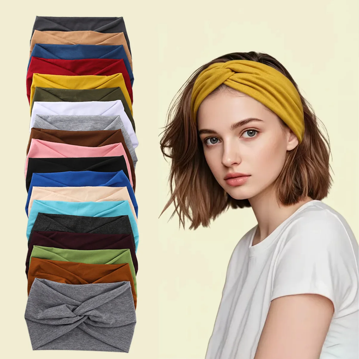 Knot Headbands for Girls Simple Stylish Sports Headband for Women Cross Design Sweat-Absorbent for Running Yoga & Fitness
Knot Headbands for Girls Simple Stylish Sports Headband for Women Cross Design Sweat-Absorbent for Running Yoga & Fitness