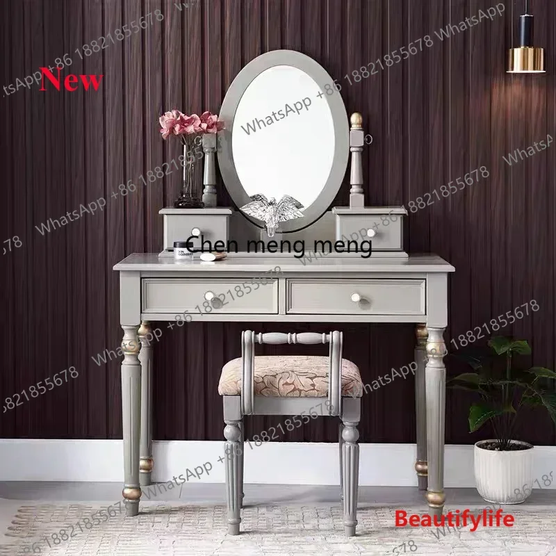 A55 Premium Vintage Vanity Table Classic Nordic With Mirror Organizer Vanity Table Drawers Bedroom Coiffeuse De Chambre Furnitur
A55 Premium Vintage Vanity Table Classic Nordic With Mirror Organizer Vanity Table Drawers Bedroom Coiffeuse De Chambre Furnitur