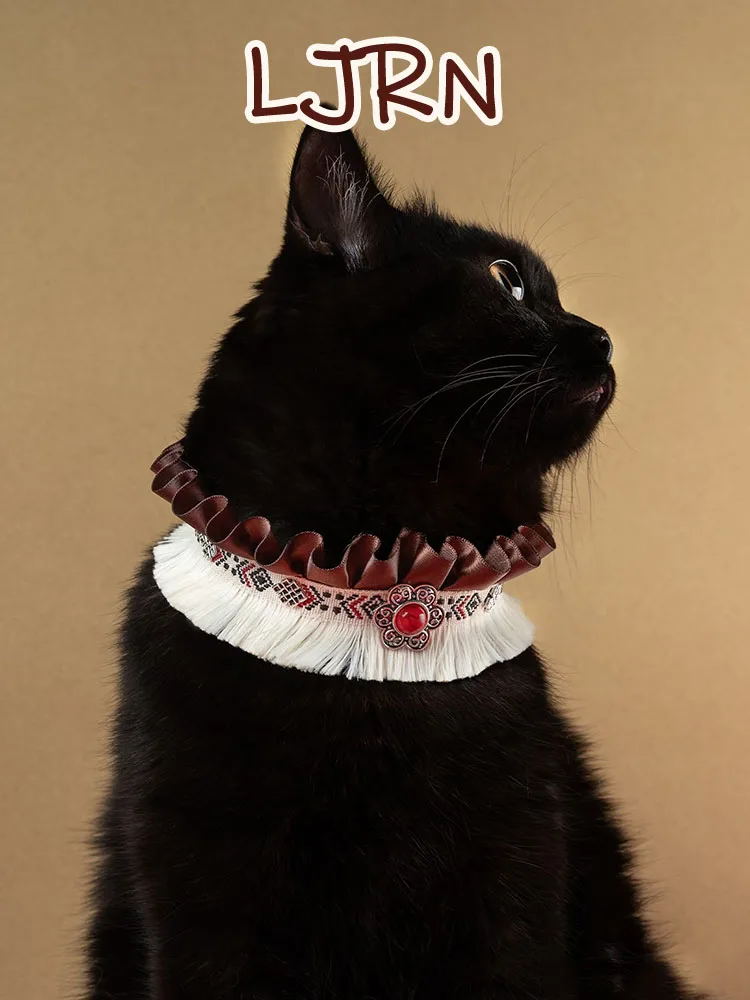 2026 Pet Cats Collar Cute Adjustable Collars for Cats Kitten Tassel Ribbons Handmade Vintage Ring Necklace Pet Accessories
2026 Pet Cats Collar Cute Adjustable Collars for Cats Kitten Tassel Ribbons Handmade Vintage Ring Necklace Pet Accessories
