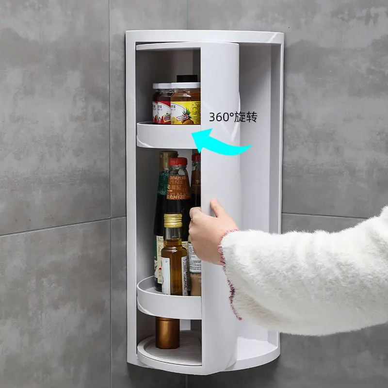 Soy Sauce and Vinegar Storage Rack Table Seasoning Triangle Sauce Storage Rack Kitchen Special Rotating Storage Rack Wall
Soy Sauce and Vinegar Storage Rack Table Seasoning Triangle Sauce Storage Rack Kitchen Special Rotating Storage Rack Wall