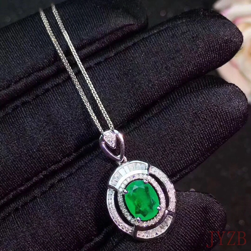 Luxury New Boutique Jewelry Pendant Natural 925 silver Natural Colombian emerald open-loop Women simply send necklace
Luxury New Boutique Jewelry Pendant Natural 925 silver Natural Colombian emerald open-loop Women simply send necklace