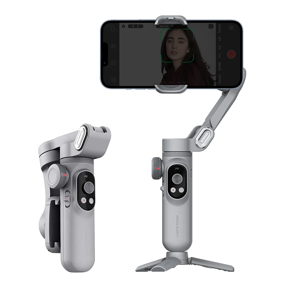 AOCHUAN XPRO Gimbal 3 Axis Cell Phone Control The Focal Length Professional Stabilizer Face Tracking Vlog
AOCHUAN XPRO Gimbal 3 Axis Cell Phone Control The Focal Length Professional Stabilizer Face Tracking Vlog