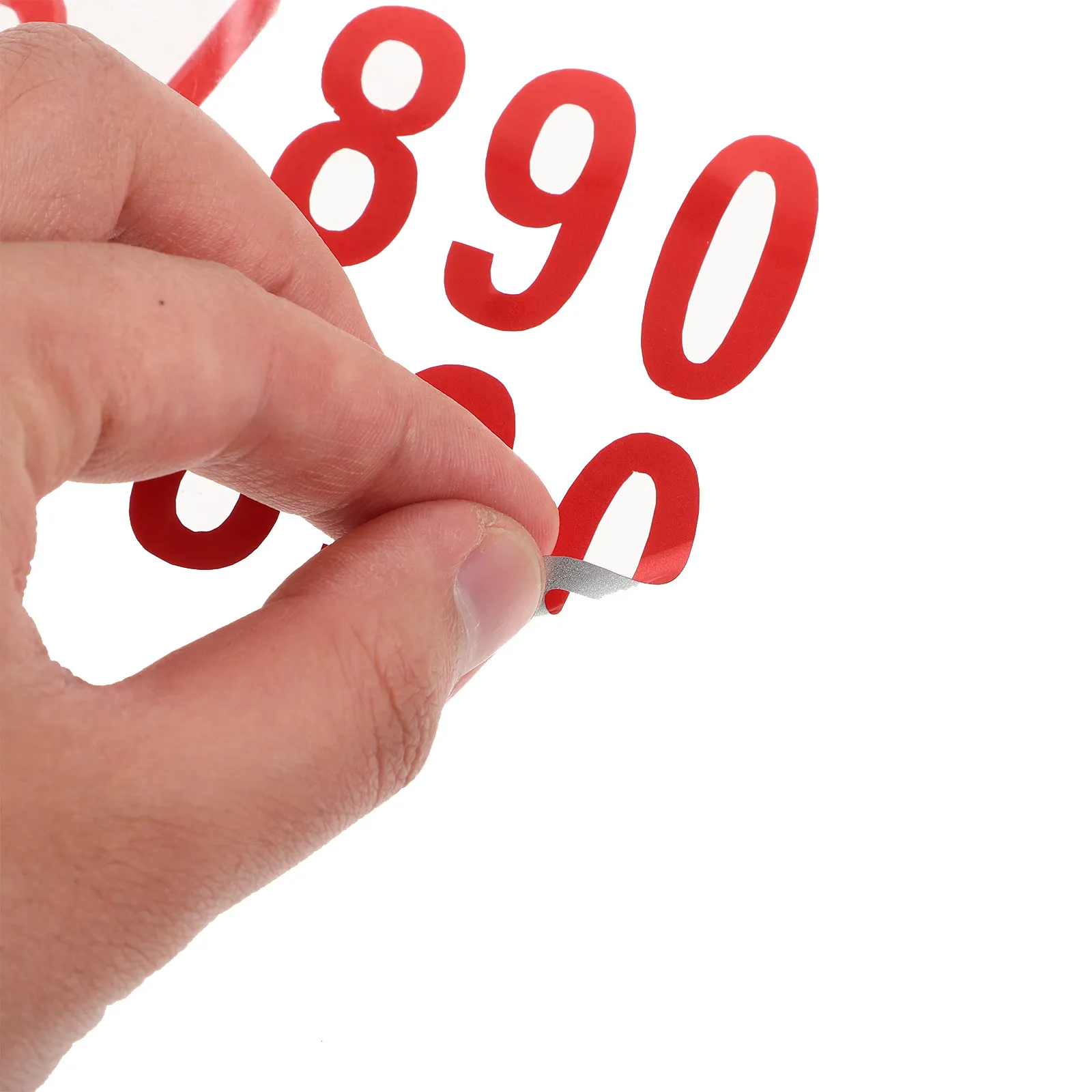 6 Sheets Self-Adhesive Reflective Number Stickers PVC Pet Large Clear Address Numbers for Trash Can Mailbox Door DIY Home Office
6 Sheets Self-Adhesive Reflective Number Stickers PVC Pet Large Clear Address Numbers for Trash Can Mailbox Door DIY Home Office