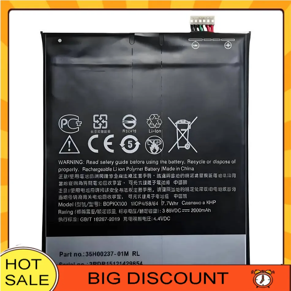 2000Mah Premium Replacement Long-Lasting Performance Mobile Phone Battery BOPKX100 For Htc Desire 626 626W D626W A32 Desire626
2000Mah Premium Replacement Long-Lasting Performance Mobile Phone Battery BOPKX100 For Htc Desire 626 626W D626W A32 Desire626