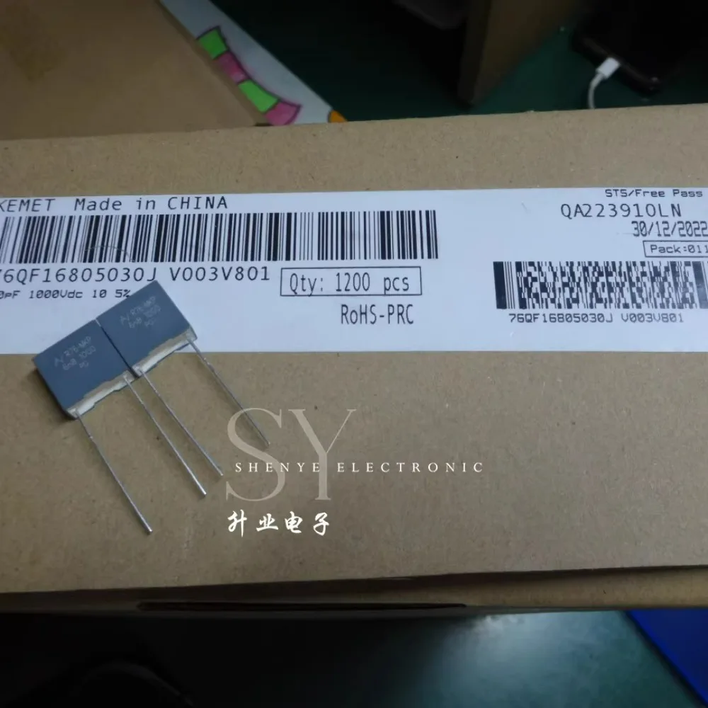 20PCS AV 0.0068uf/1000V 6.8nf 6n8 6800pf 682 Brand new 10mm film capacitor R76QF16805030J
20PCS AV 0.0068uf/1000V 6.8nf 6n8 6800pf 682 Brand new 10mm film capacitor R76QF16805030J