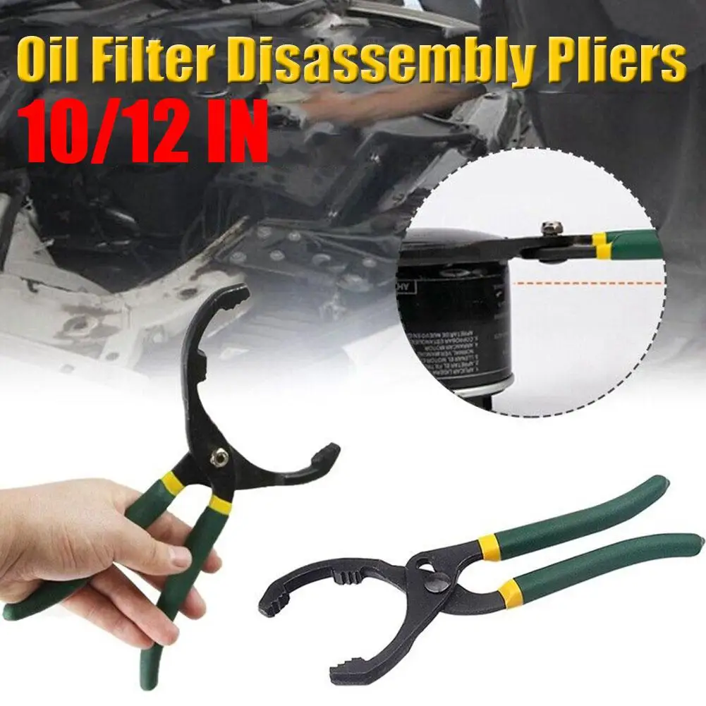 10 inch/12 inch Universal Oil Filter Wrench Serrated Jaws Oil Fuel Filter Pliers for Mechanical Maintenance Oil Grid Wrench M5P2
10 inch/12 inch Universal Oil Filter Wrench Serrated Jaws Oil Fuel Filter Pliers for Mechanical Maintenance Oil Grid Wrench M5P2