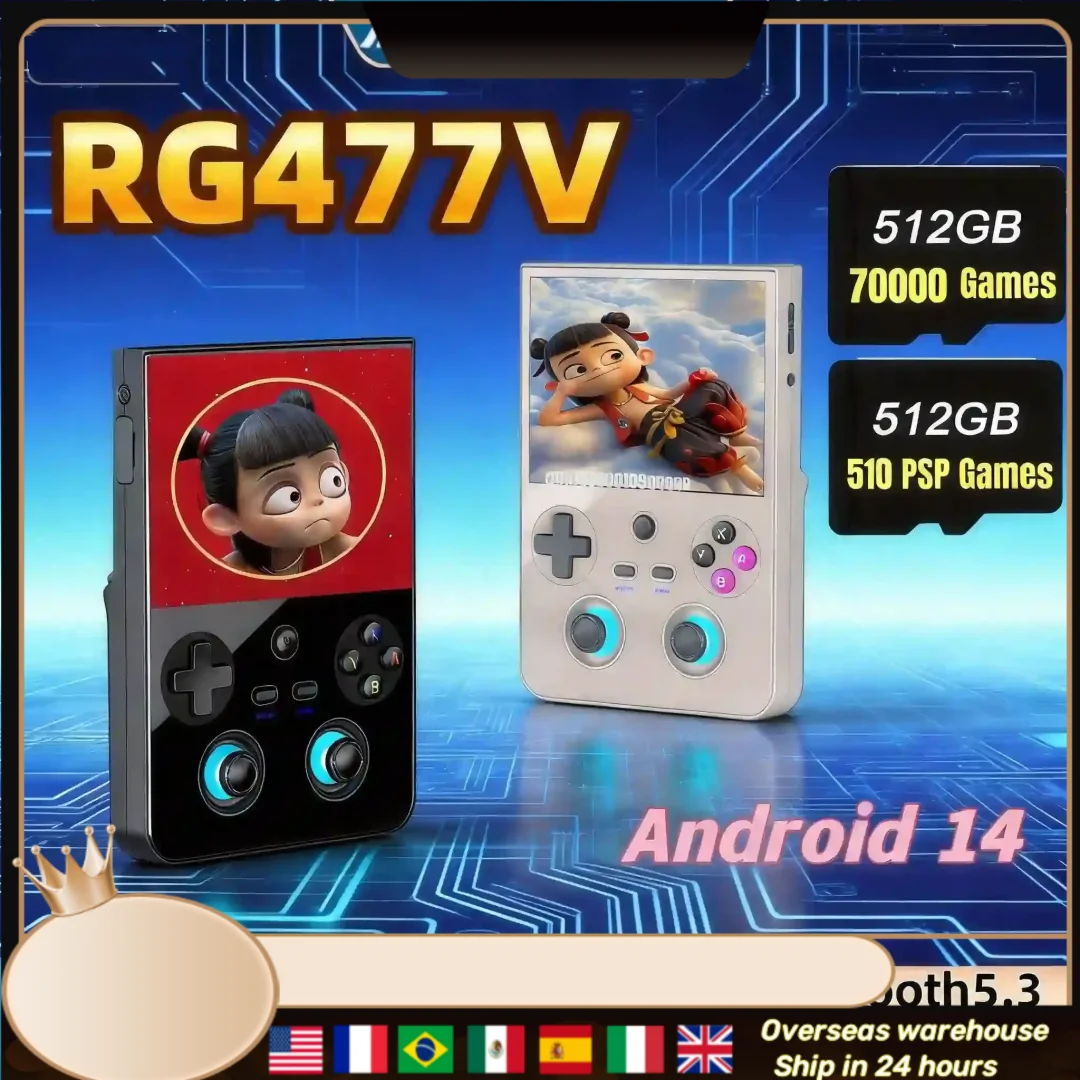 Игровая консоль Anbernic RG477V на Android 14, 12 ГБ ОЗУ, 256 ГБ, 4.7-дюймовый LTPS-экран, DSP, игры PS2/PSP, Wi-Fi, Bluetooth, HDMI, портативная
Игровая консоль Anbernic RG477V на Android 14, 12 ГБ ОЗУ, 256 ГБ, 4.7-дюймовый LTPS-экран, DSP, игры PS2/PSP, Wi-Fi, Bluetooth, HDMI, портативная